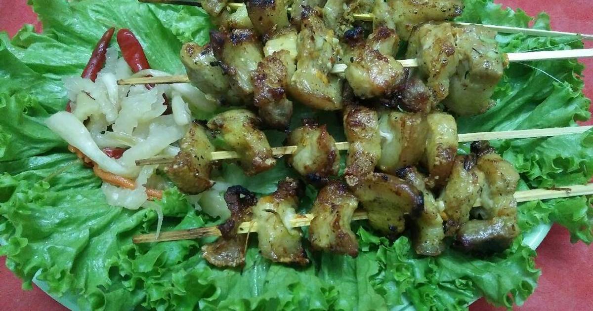 Thịt heo nướng xiên