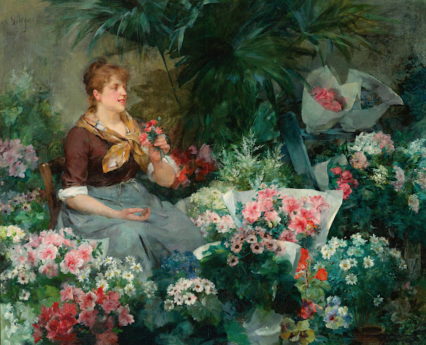 The Flower Seller 1887