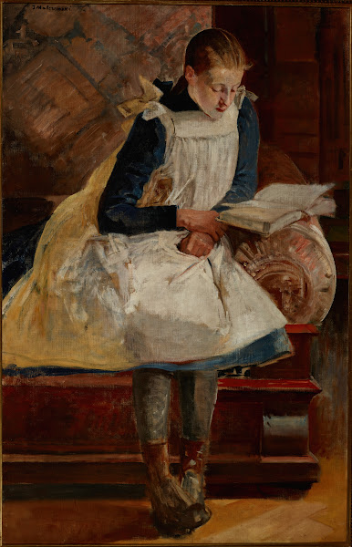 Portrait of Artists Daughter Julia circa 1902