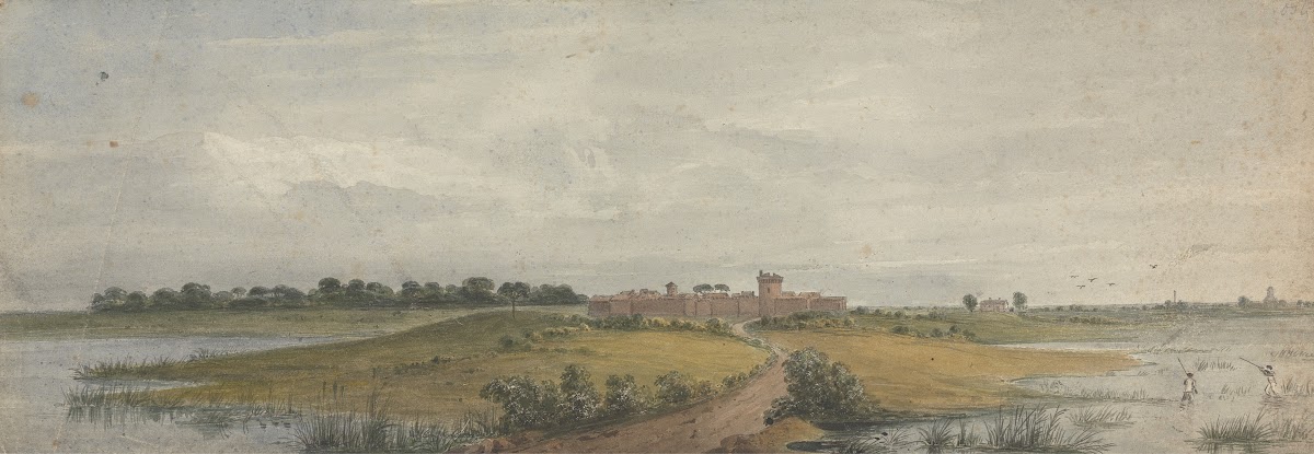 Castle of Ostia and Porte Trojan 1818