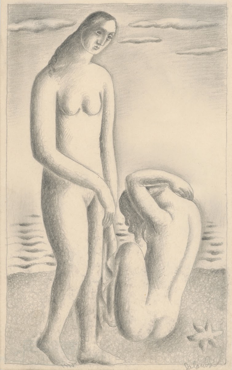 Women on the seashore 1935