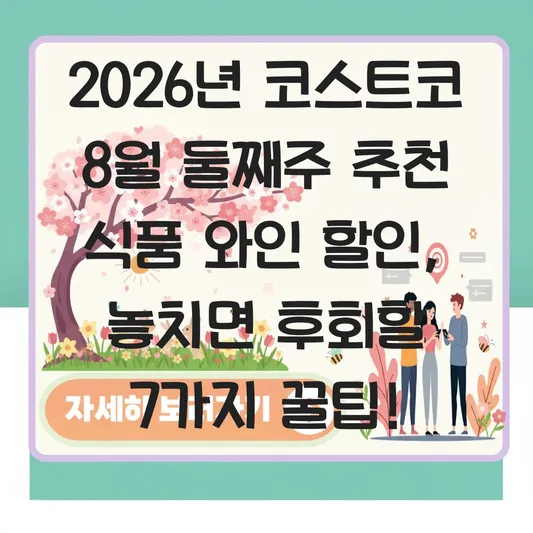 코스트코 8월 둘째주 추천 식품 와인 할인