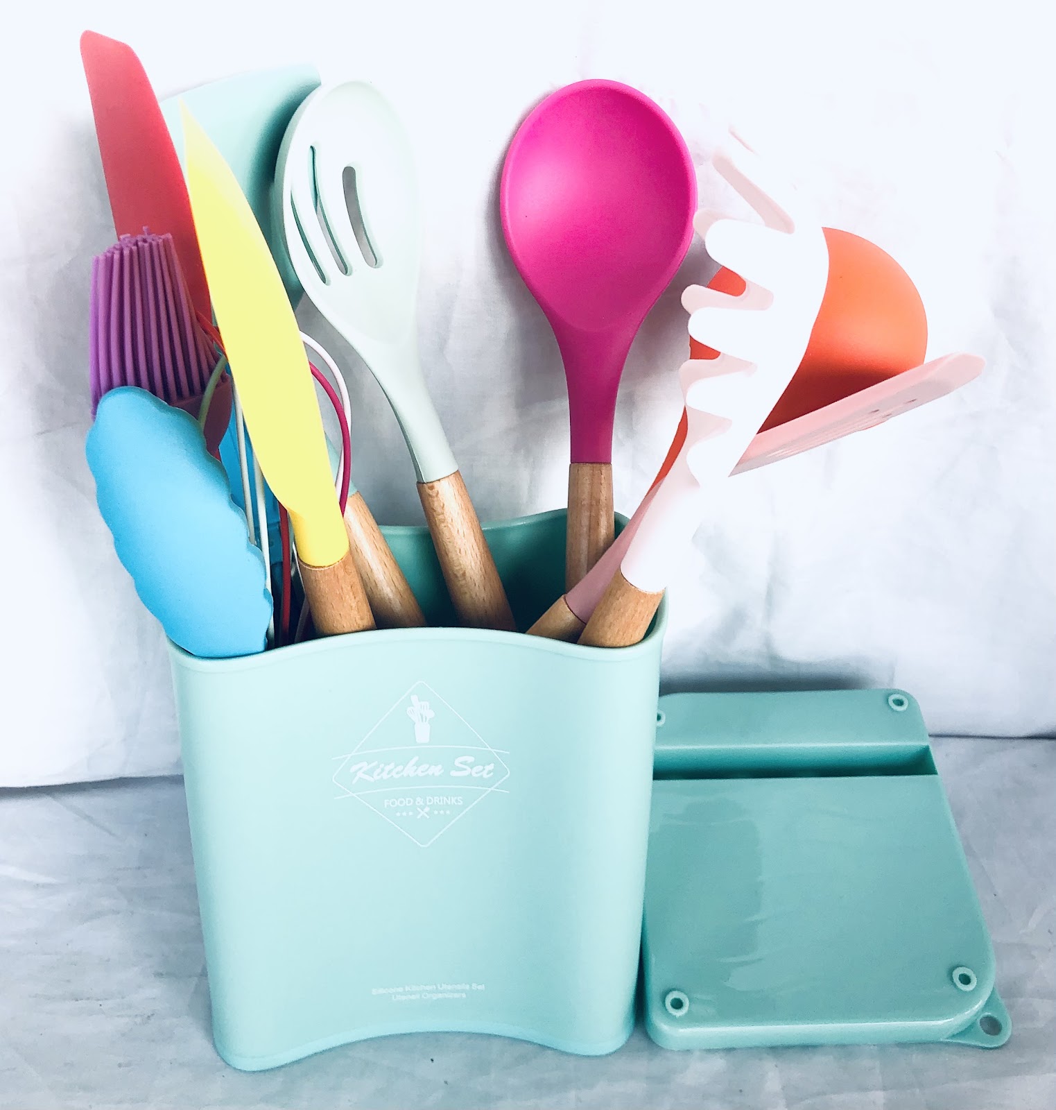 Photo 2 of 11pcs Silicone Kitchen Utensils