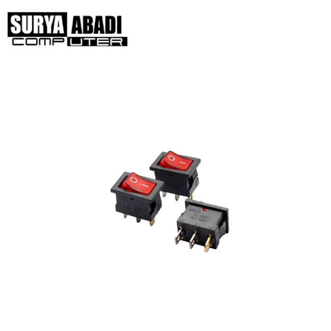 SAKLAR SWITCH KECIL 3 PIN + LAMPU AC 2115