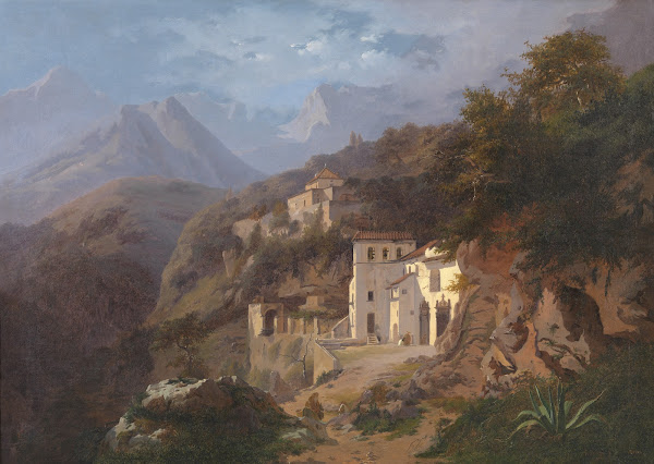 The Capuchin Monastery in Cava Salerno 1838