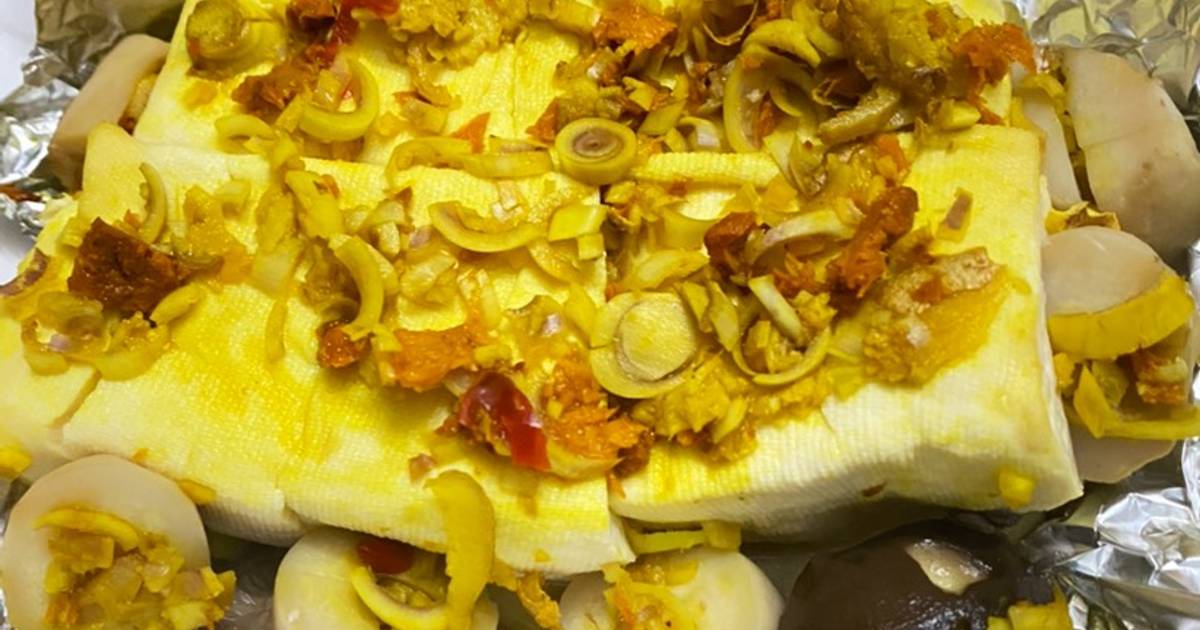 Đậu phụ và nấm nhồi chay NCKD