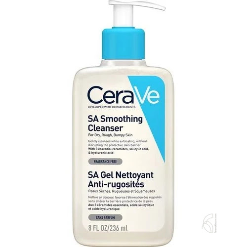 Cerave SA smoothing cleanser For Dry Rough Bumpy Skin 8fl oz 236ml