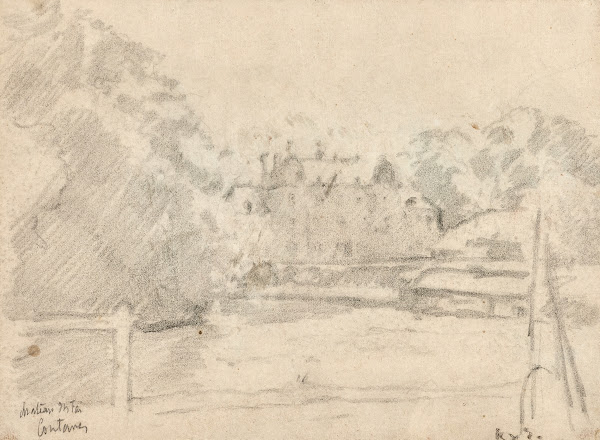 Château dans un paysage