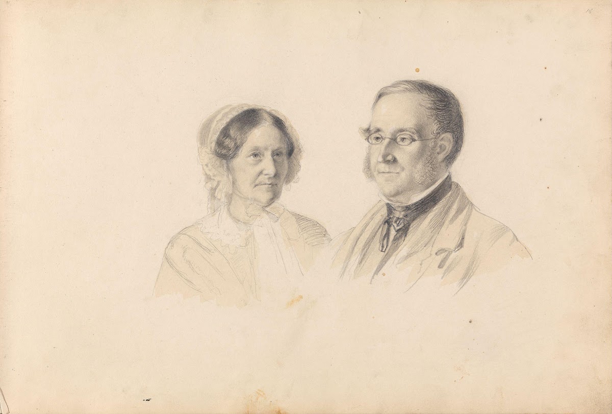 Double portrait Between 1855 and 1859