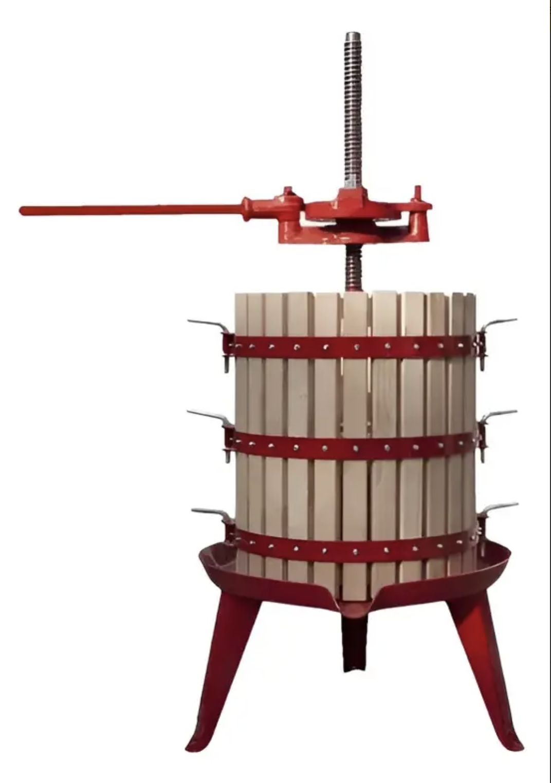 Prensa manual para vino