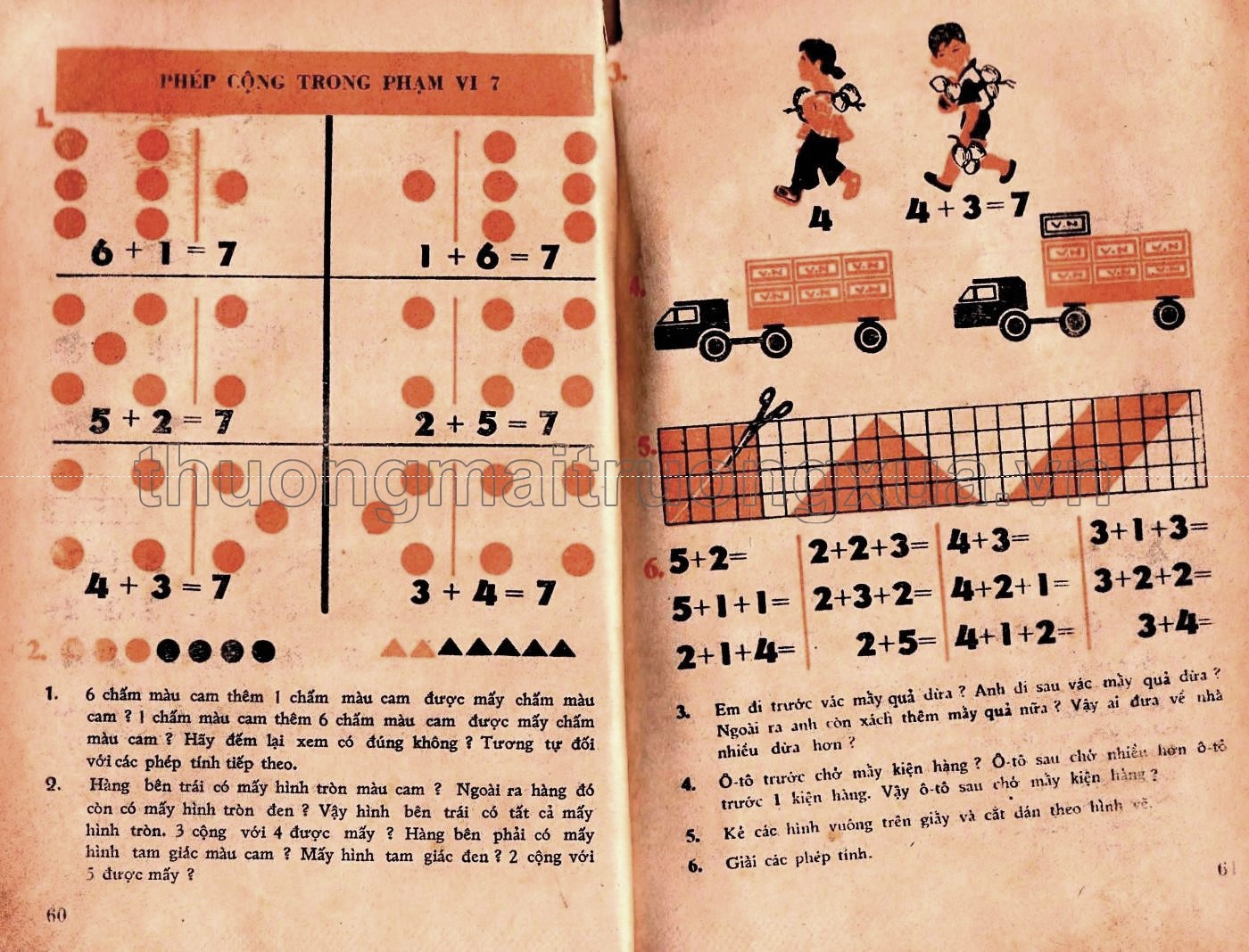 Toán lớp 1 phổ thông - Trang 136