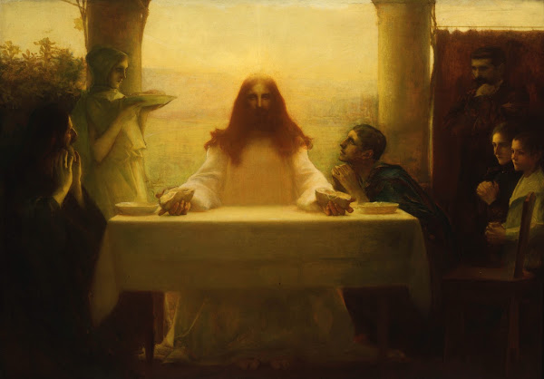 Christ and the Pilgrims at Emmaus 1898