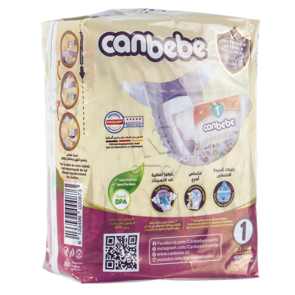 COUCHE CANBEBE N°1    P/12