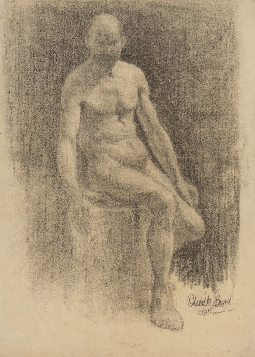 Study of Male Nude 1908
