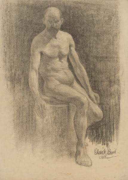 Study of Male Nude 1908