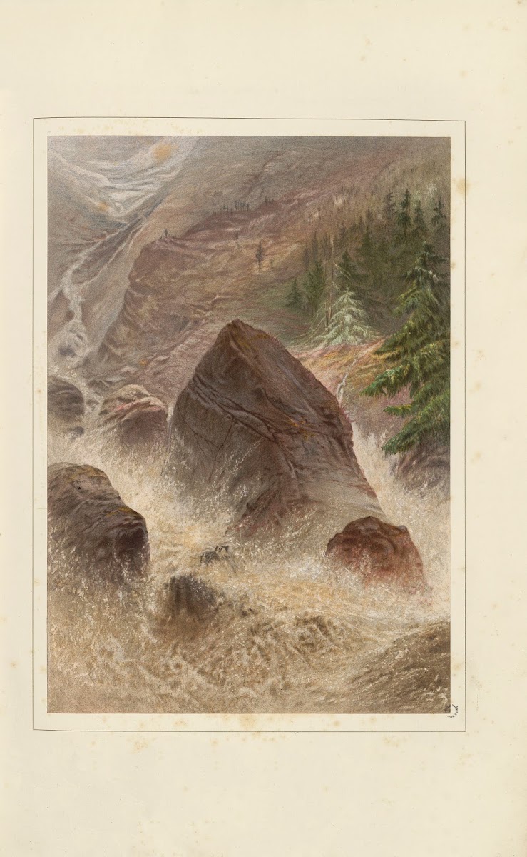 A torrent Val Tournanche 1867
