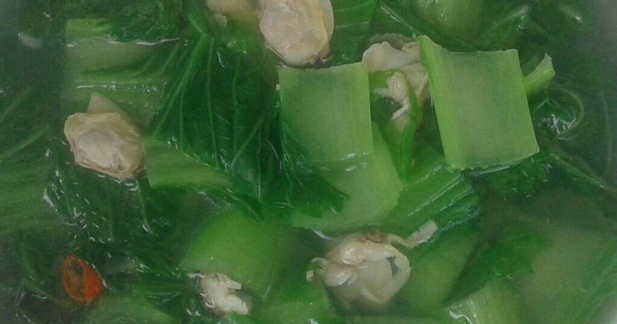 Canh Nghêu nấu cải bẹ xanh