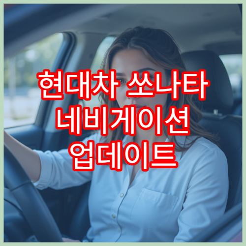 현대차 쏘나타 네비게이션 업데이트 최신 지도 반영 방법