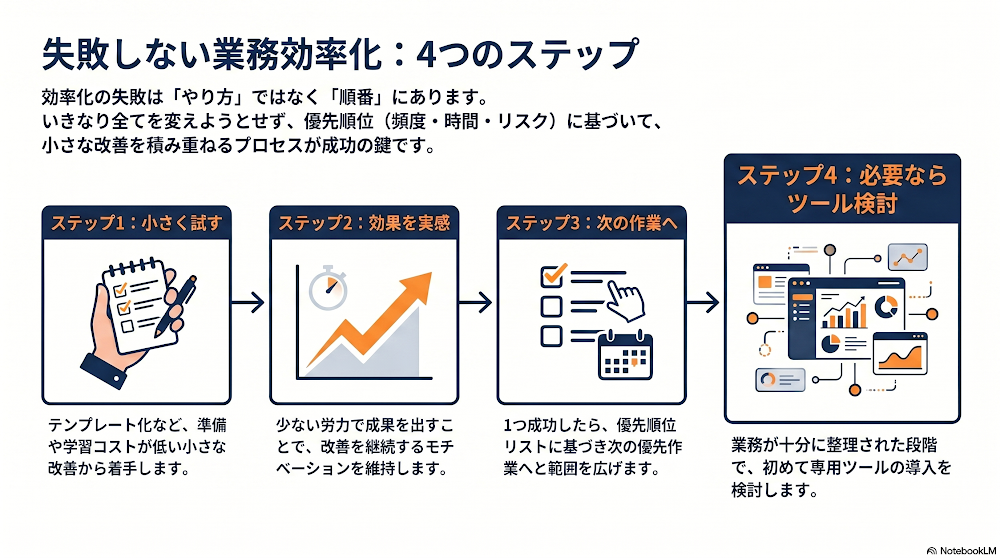 小さく試して育てる