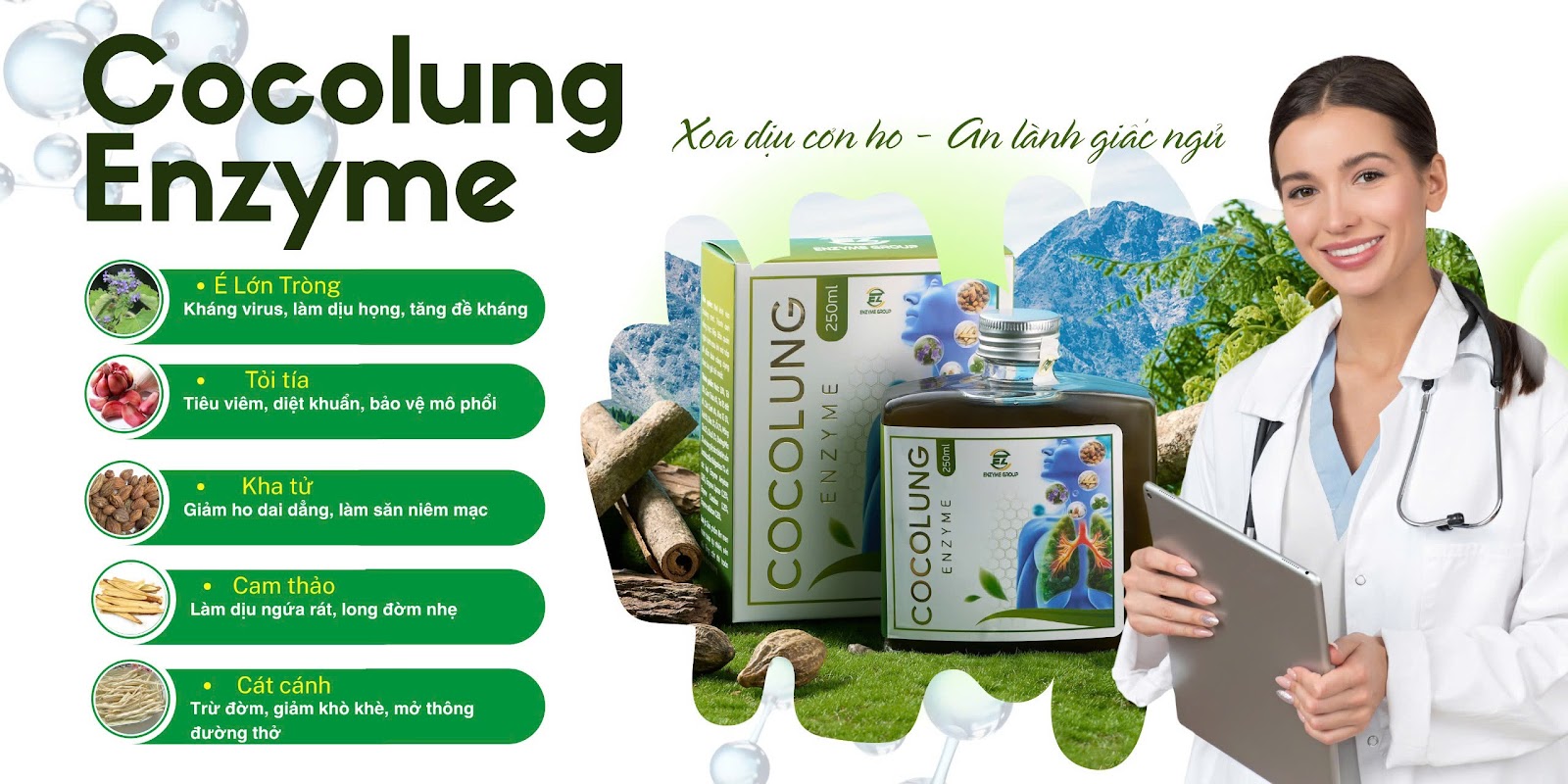 Cocolung-Enzyme