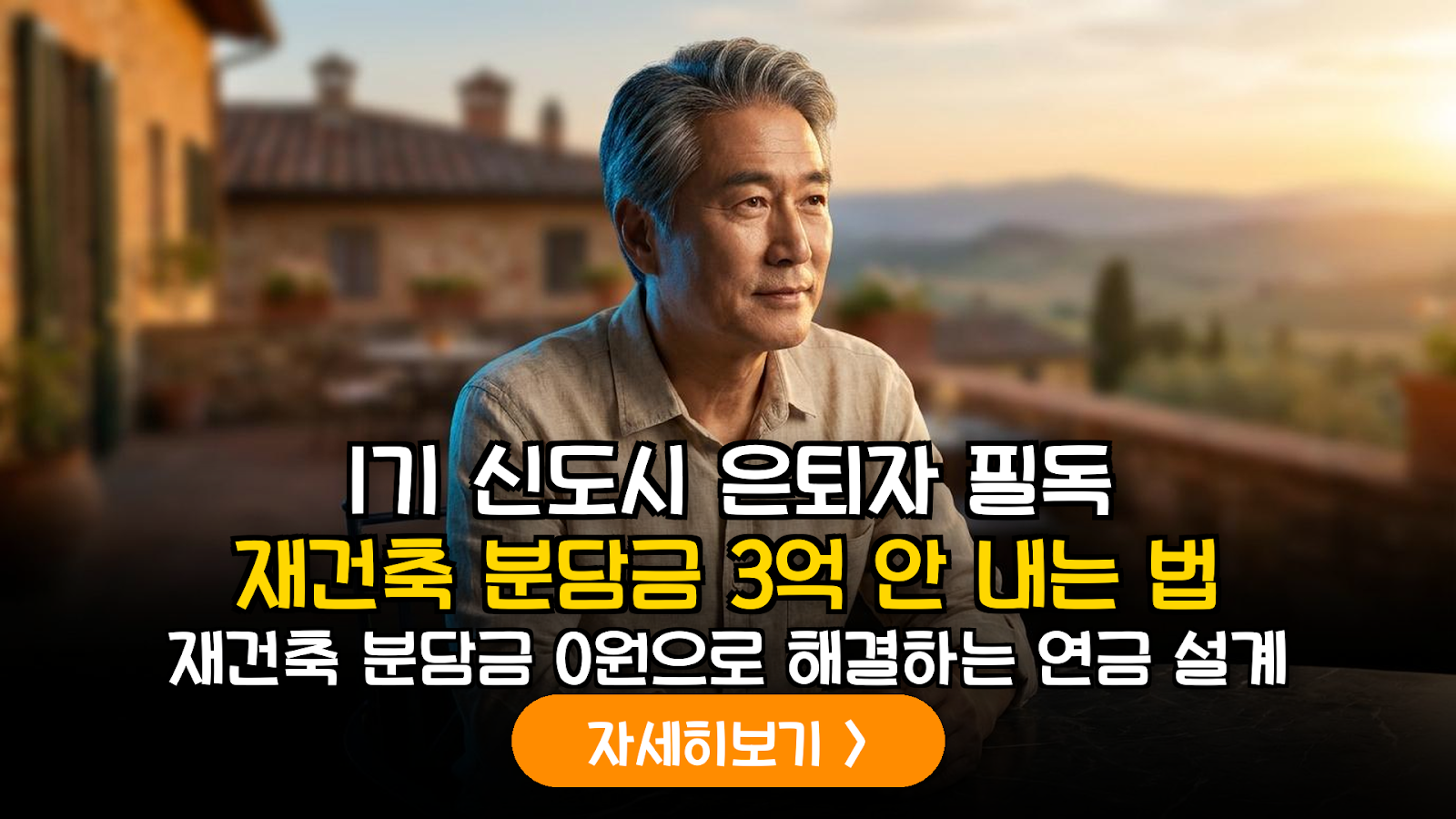 1기 신도시 재건축 분담금 0원으로 해결하는 실전 연금 전략