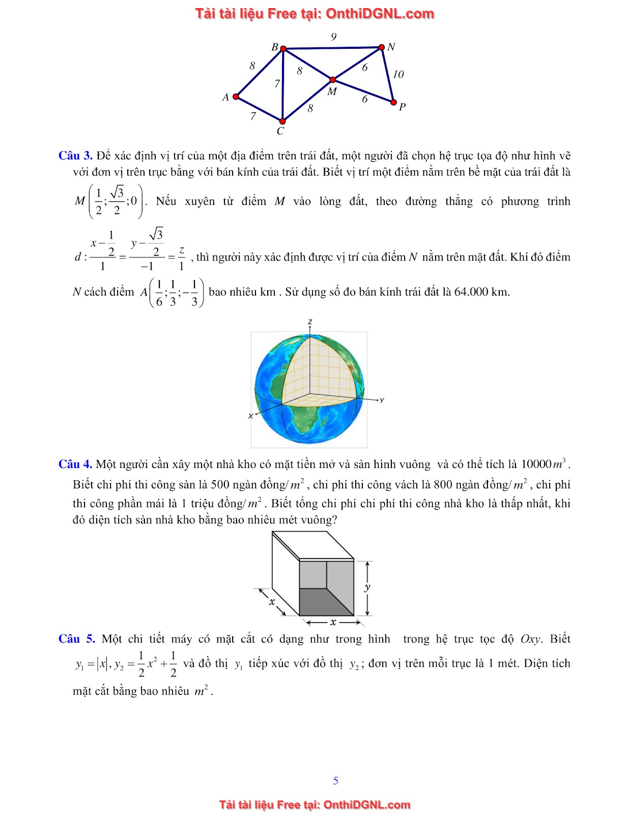 32 đề phát triển minh họa môn toán - có đáp án