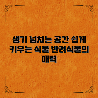 반려식물추천, 어떻게 반려식물을 기를까, 왜 반려식물이 필요할까, 반려식물 종류, 쉽게 기르는 식물