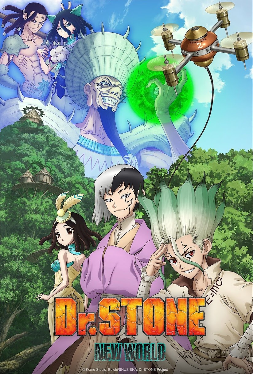Dr. Stone Season 3 BluRay [Hindi-Tamil-Telugu-Eng-Jap] Multi-Language [2023] [Complete]