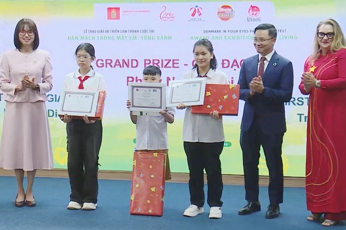 Trao giải cuộc thi vẽ tranh 'Đan Mạch trong mắt em' - Đài Phát thanh và truyền hình Hà Nội