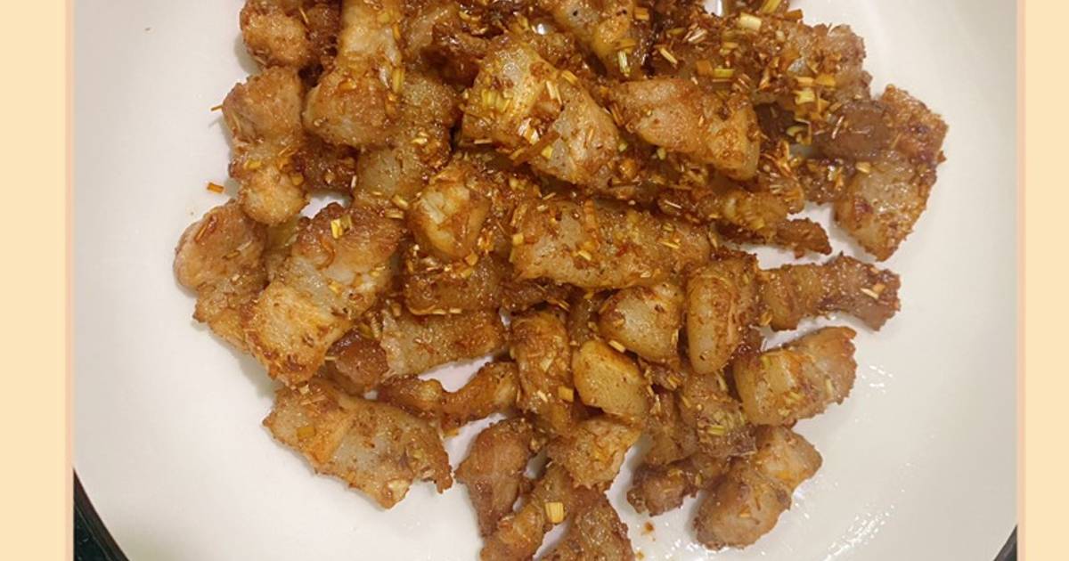 Ba rọi xào mắm ruốc