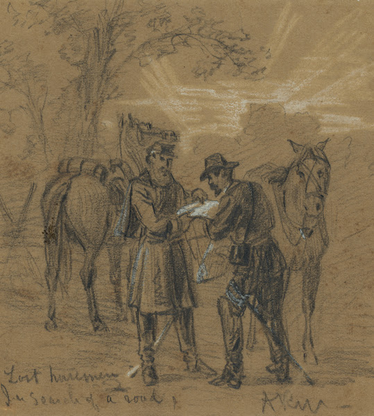 Lost horsemen In search of a road 1862