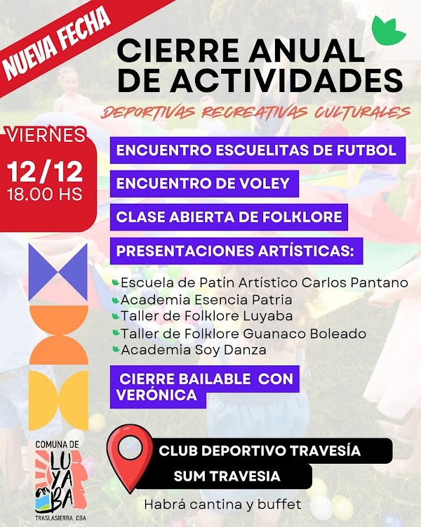 CIERRE ANUAL DE ACTIVIDADES 🤸🏻‍♀️🥅🏐⚽🛼🕺🏻