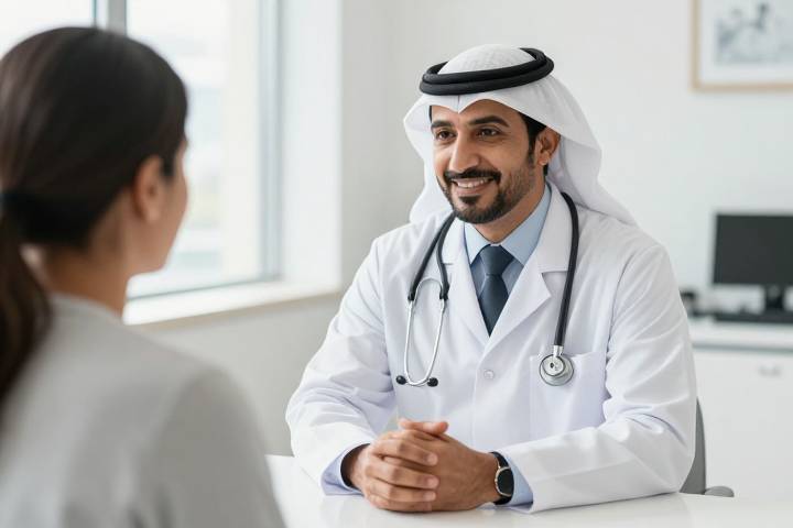 استشارة طبيب حول صحة الأمعاء
