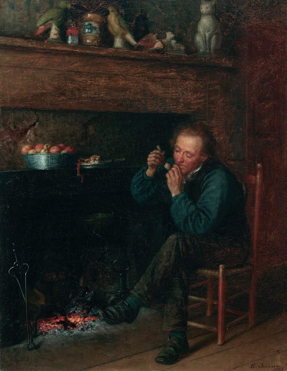 Study from Life Down East 1860
