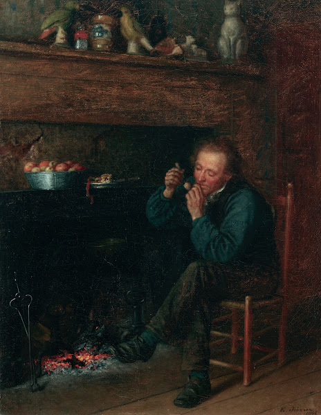 Study from Life Down East 1860