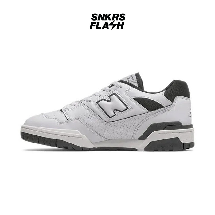 NEW BALANCE 550 WHITE BLACK - Size 37