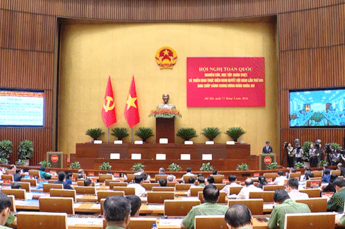 Hội nghị toàn quốc quán triệt và triển khai Nghị quyết Hội nghị Trung ương lần thứ hai, khóa XIV - Báo Sài Gòn Giải Phóng
