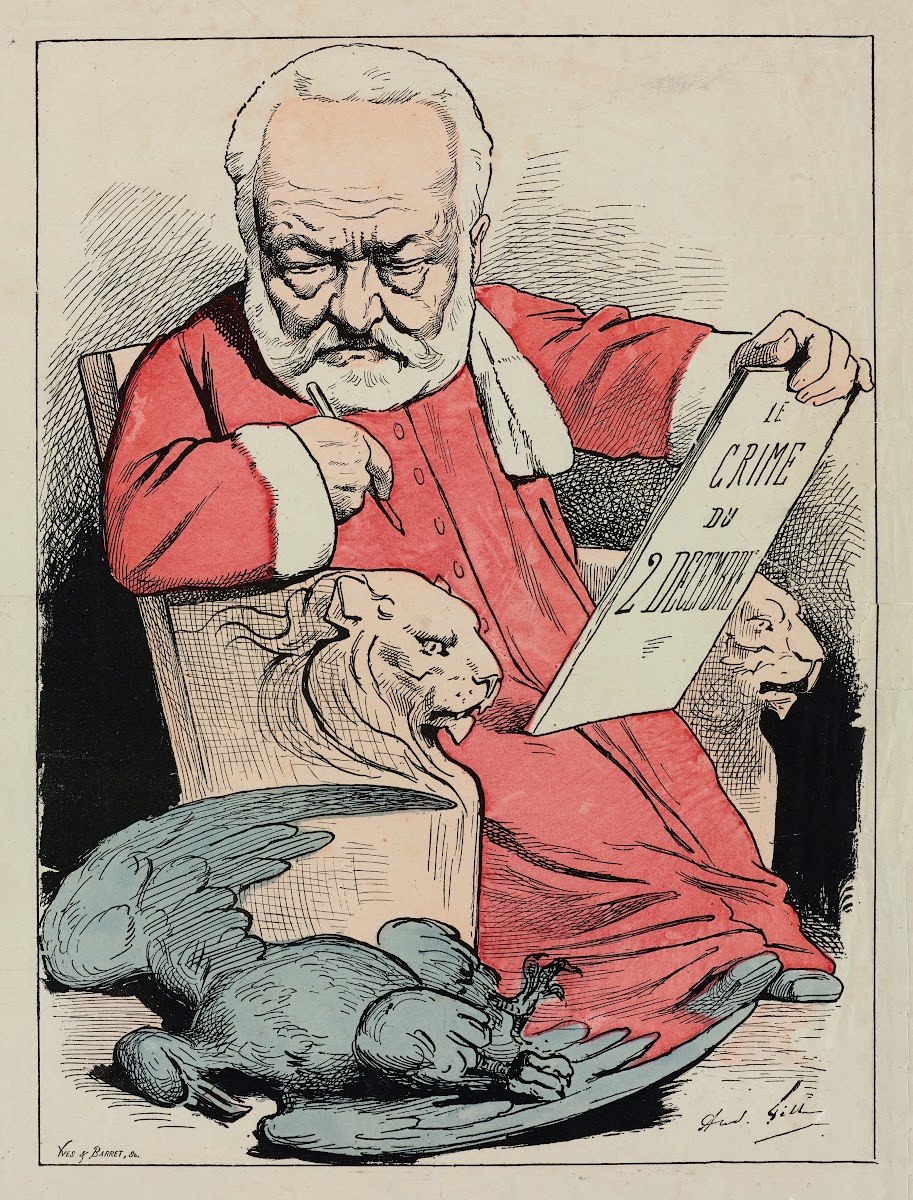 Le Nouveau livre de Victor Hugo par Gill 1877
