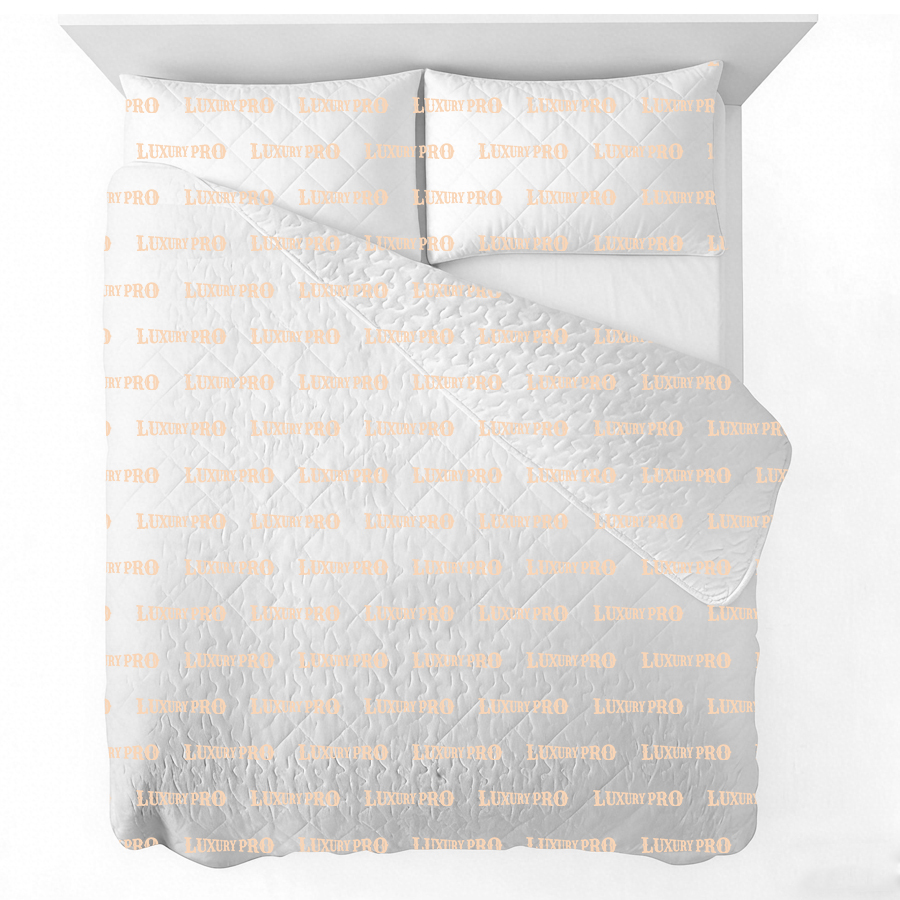 Free‑Motion Quilted Three‑Piece Set
