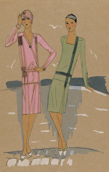 COTE DAZUR  Deux pièces 1927