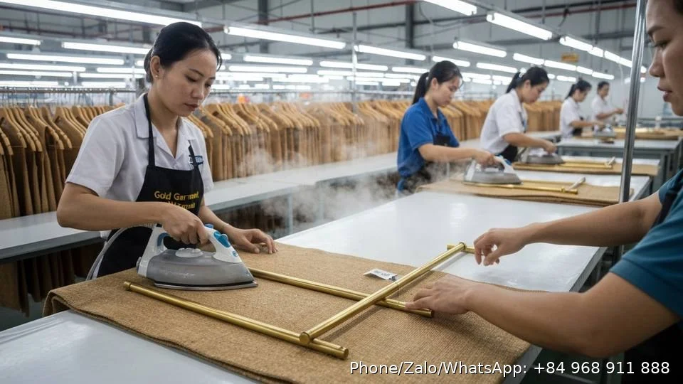 Brass Clothing Rack - Gold Garment Vietnam