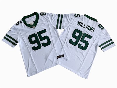 Men's New York Jets 95# Quinnen Williams White Vapor F.U.S.E. Limited Jersey.jpeg