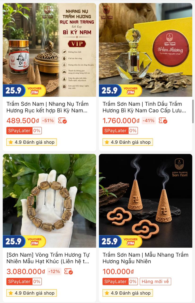 4 sản phẩm