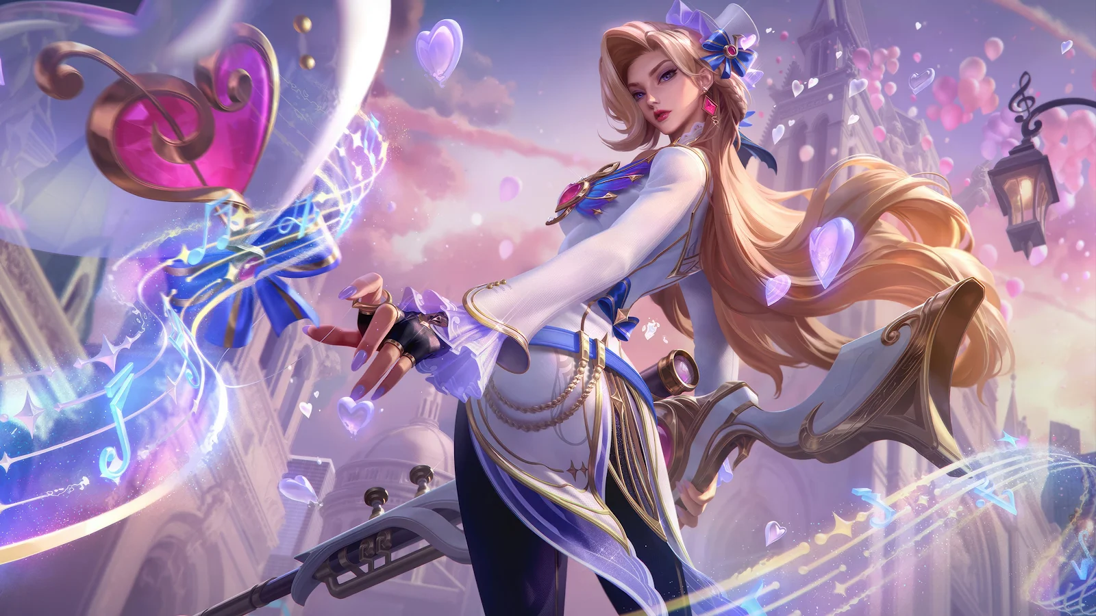 Charlotte Honor Of Kings Valentine - Digital Game Art 4K Wallpaper (3840x2160)