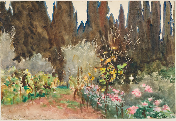 Gardens at Florence c 1910