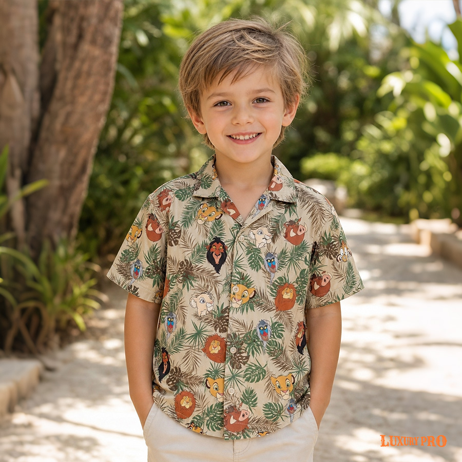 AOP SEC Kids' Brazilian Collar Shirt