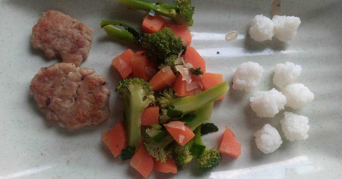 Thịt heo nhuyễn áp chảo cho bé ăn dặm
