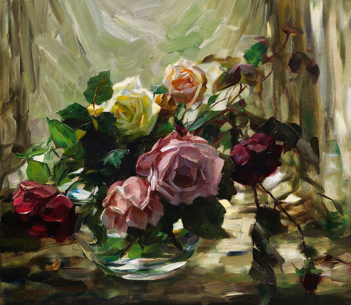 Rosen auf Schleier 19261930