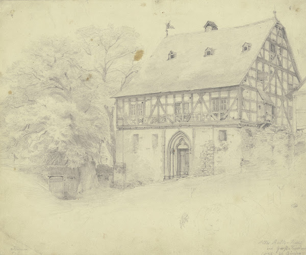 Altes Rathaus in Groß Linden bei Gießen 1836