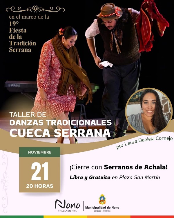 Taller de Danzas Tradicionales: Cueca Serrana ✨